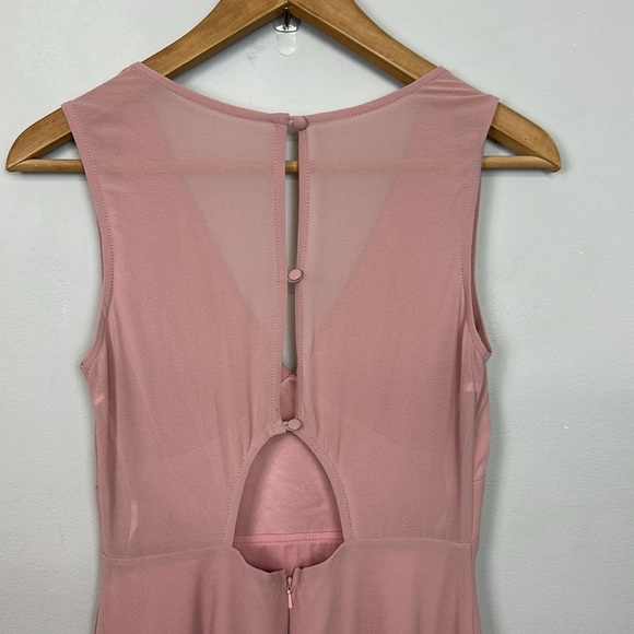 BHLDN Anthropologie Pale Pink Capulet Dress Size S - Picture 6 of 9